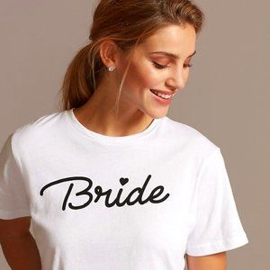 David’s Bridal Semi-Cropped Shirt NWT